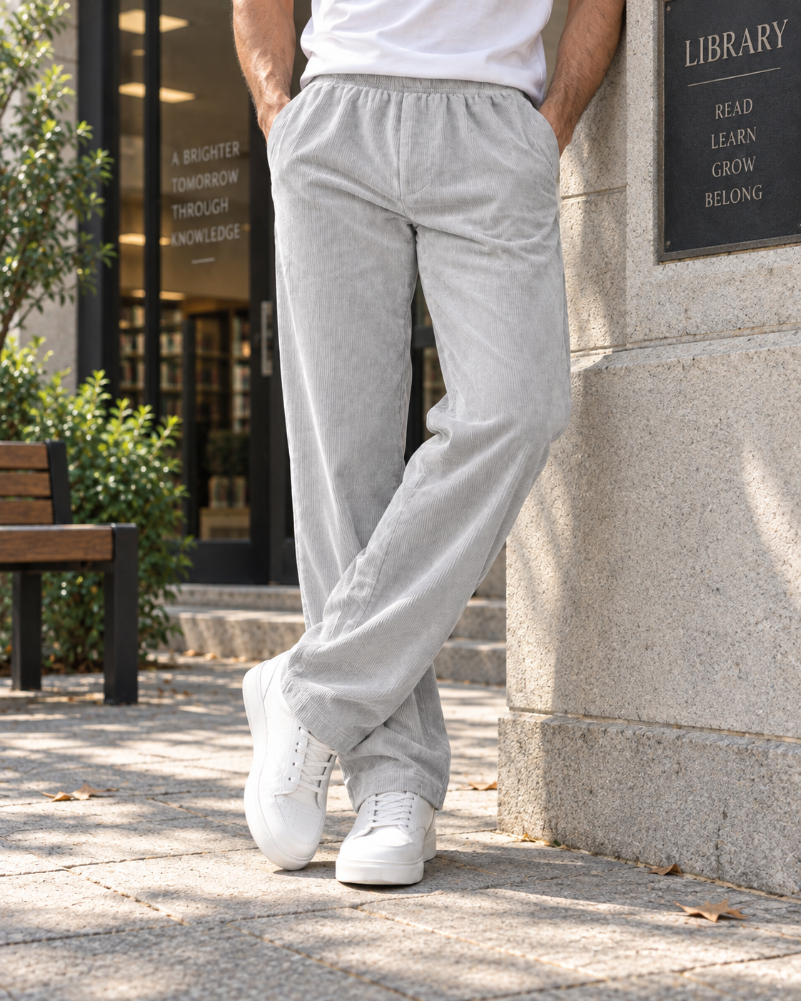 Silver Mist* Corduroy Wide Leg#10