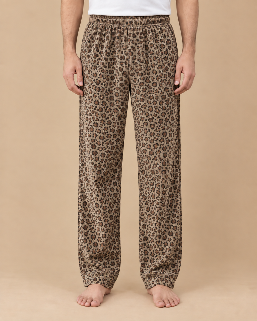 Wild Terra Leopard* Corduroy Wide Leg#11