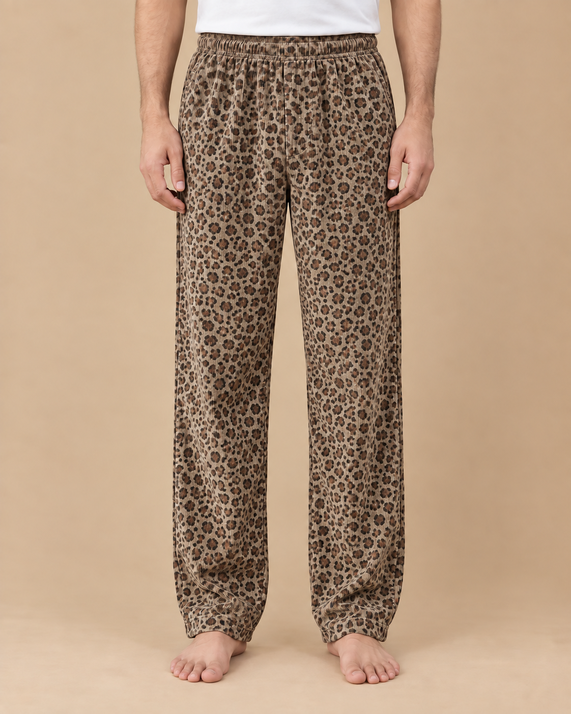 Wild Terra Leopard* Corduroy Wide Leg#11