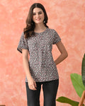 Midnight Microprint Top #4