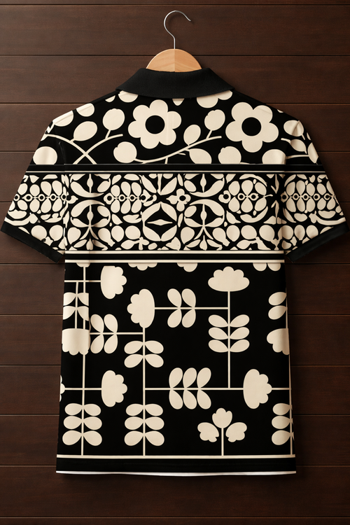 Bloom Printed Polo T-shirt#10