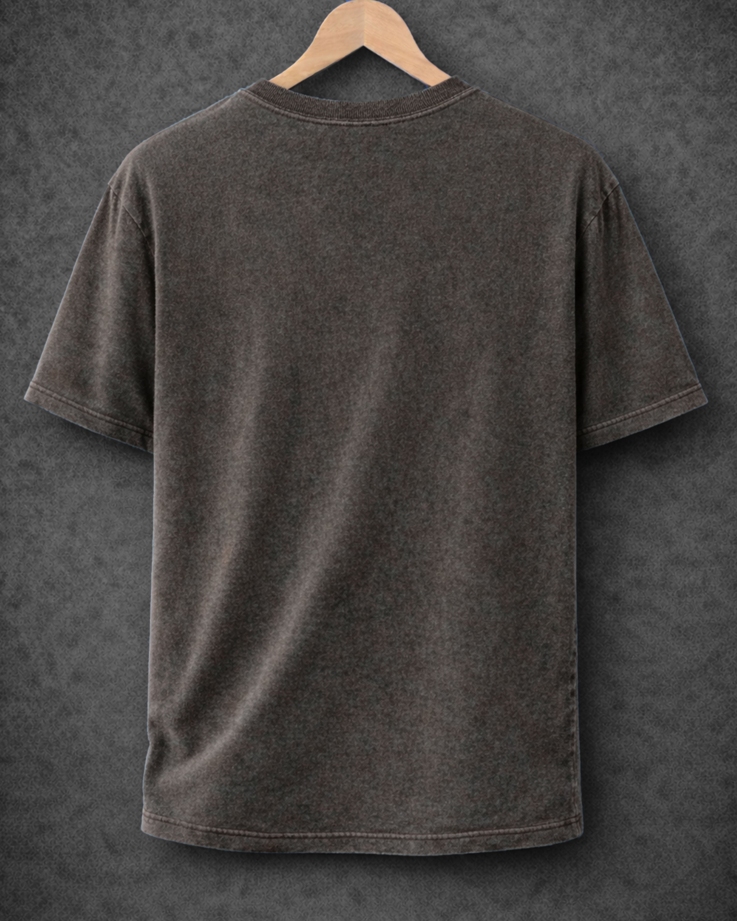 Earth Brown - ACID WASH OVER SIZE T-shirt#16