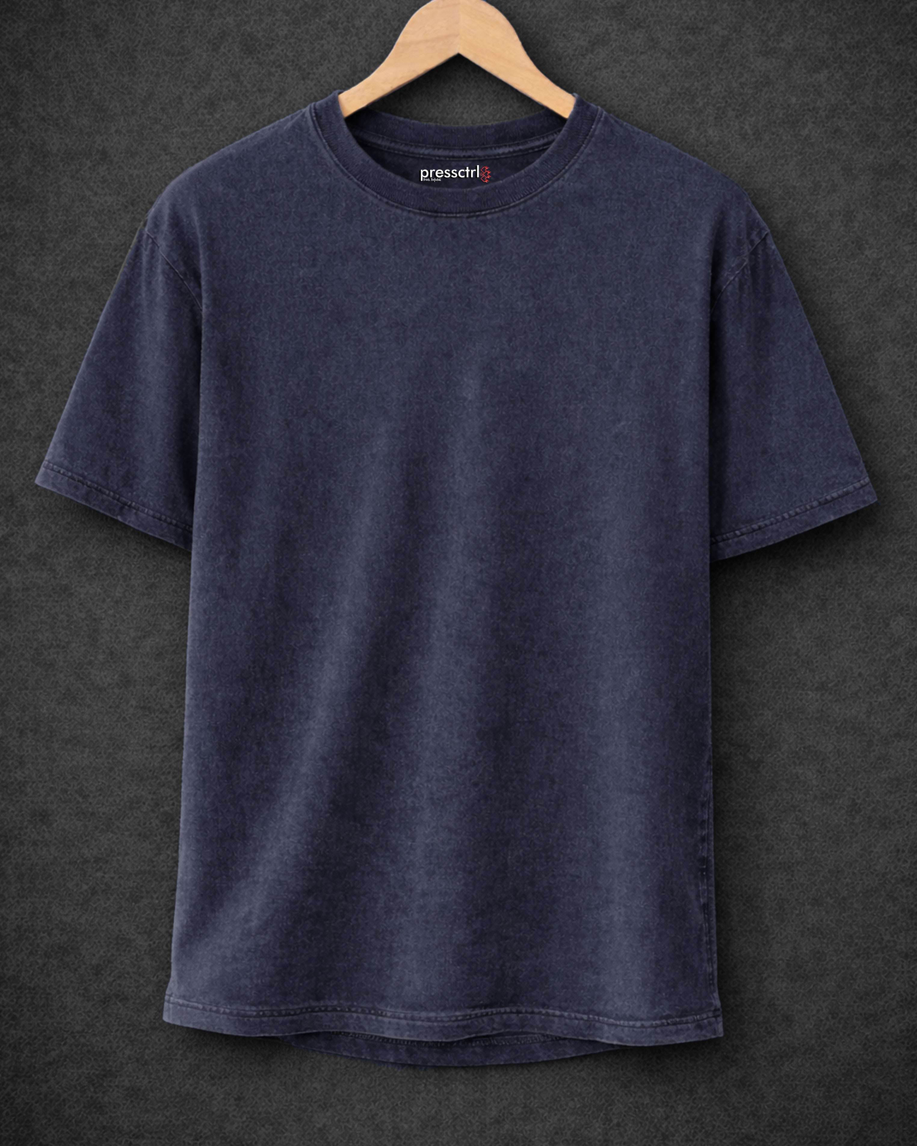 Rising Sun ACID WASH PRINTED OVER SIZE T-shirt#19