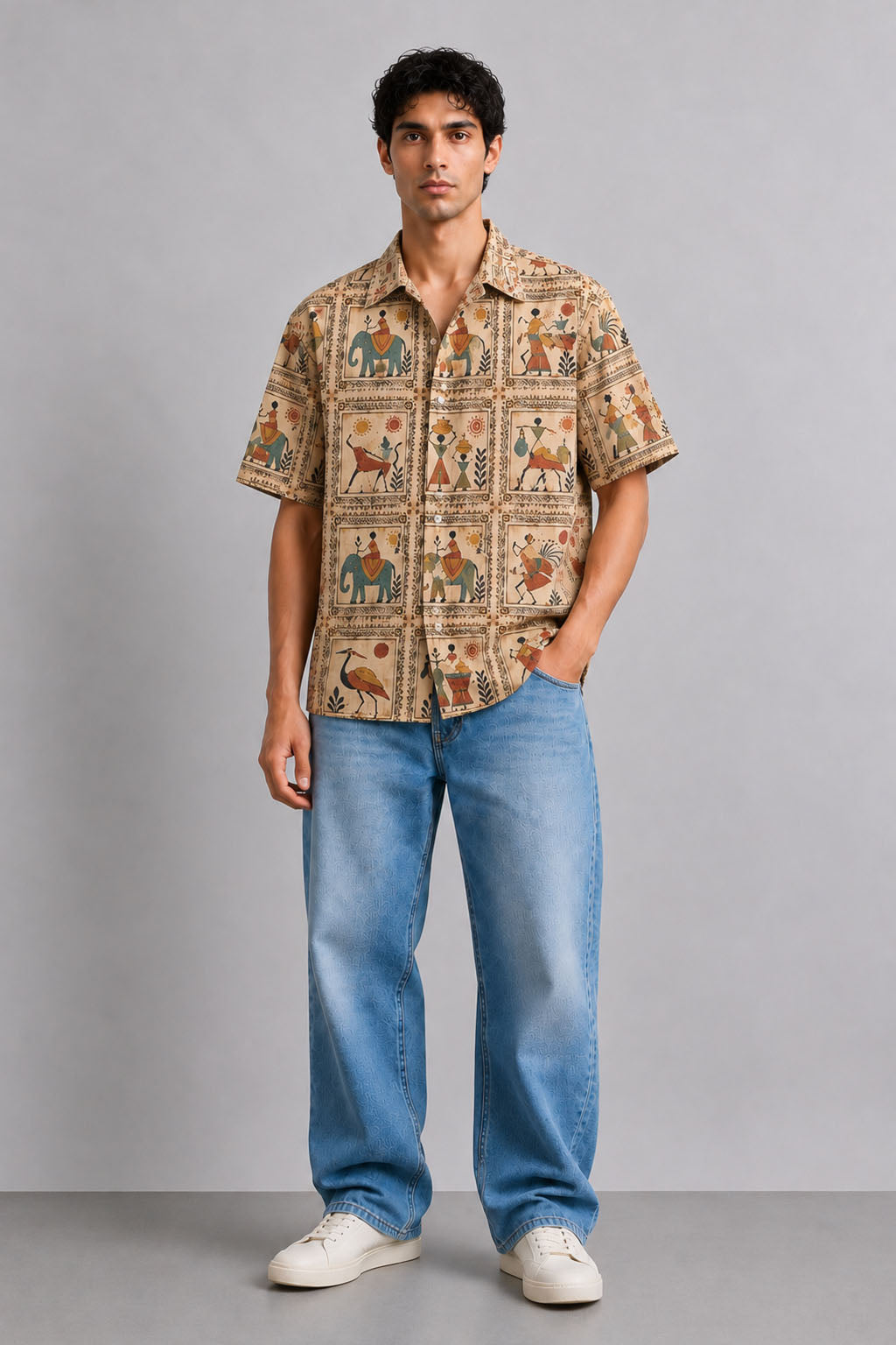 Ancient Stories Printed shirt#22