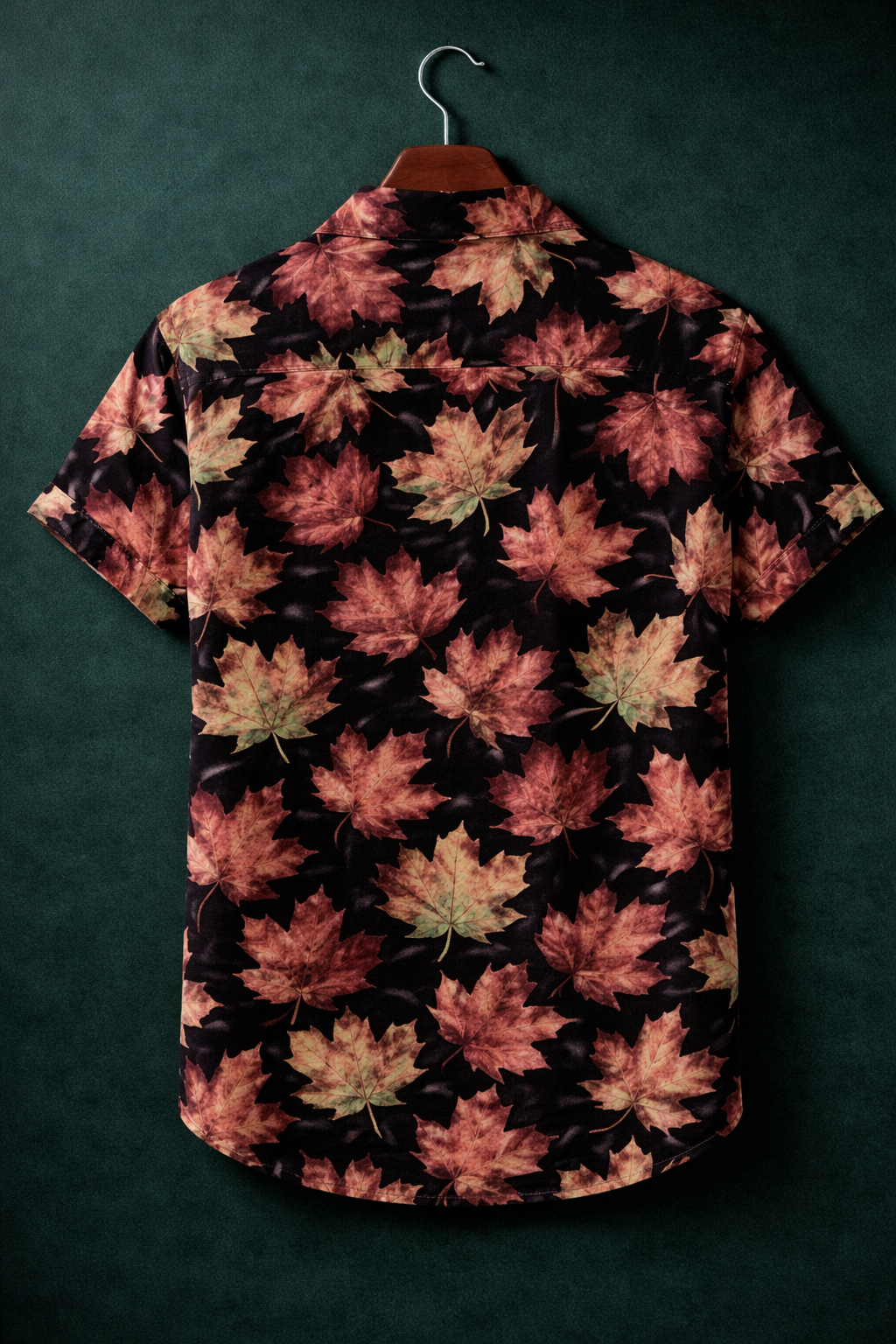 Autumn maple leaf Printed shirt#14