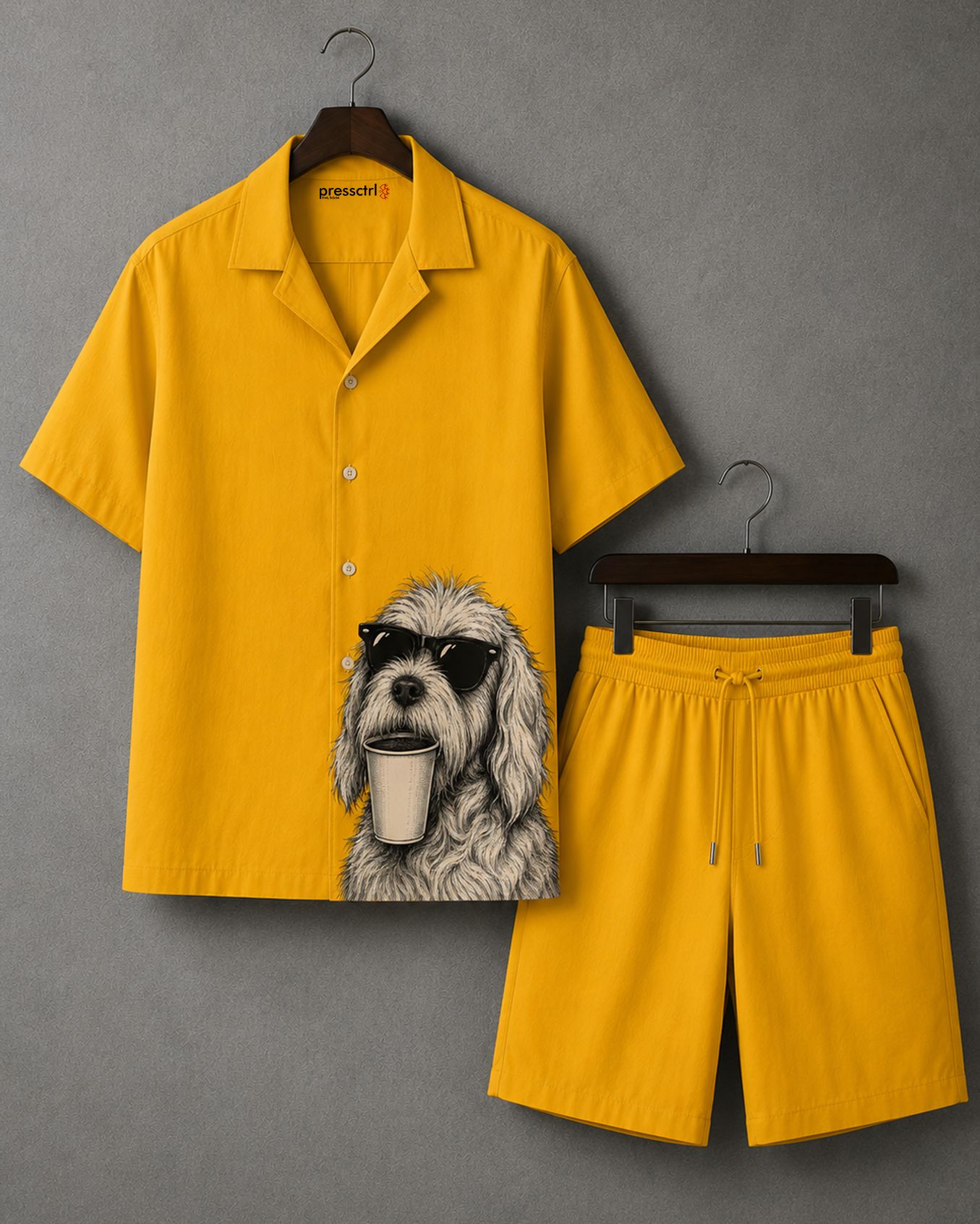 Pawsh Hour shirt & Shorts Co-ord Set #1