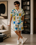 Art House Shirt & Shorts Co-ord Set #2