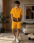 Nine Lives Shirt & Shorts Co-ord Set #3