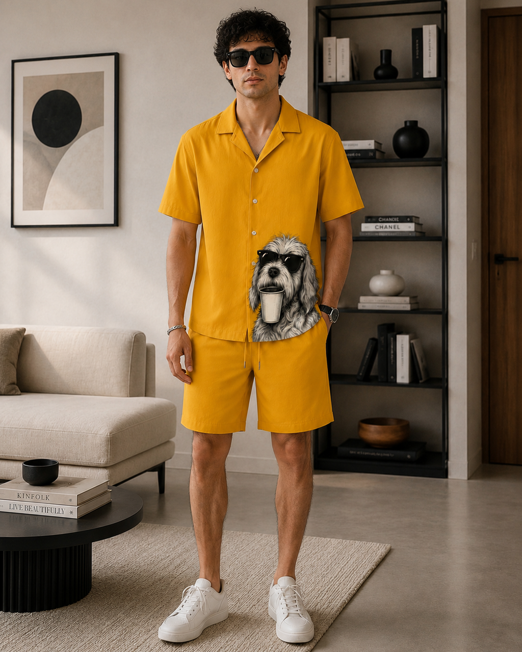 Pawsh Hour shirt & Shorts Co-ord Set #1