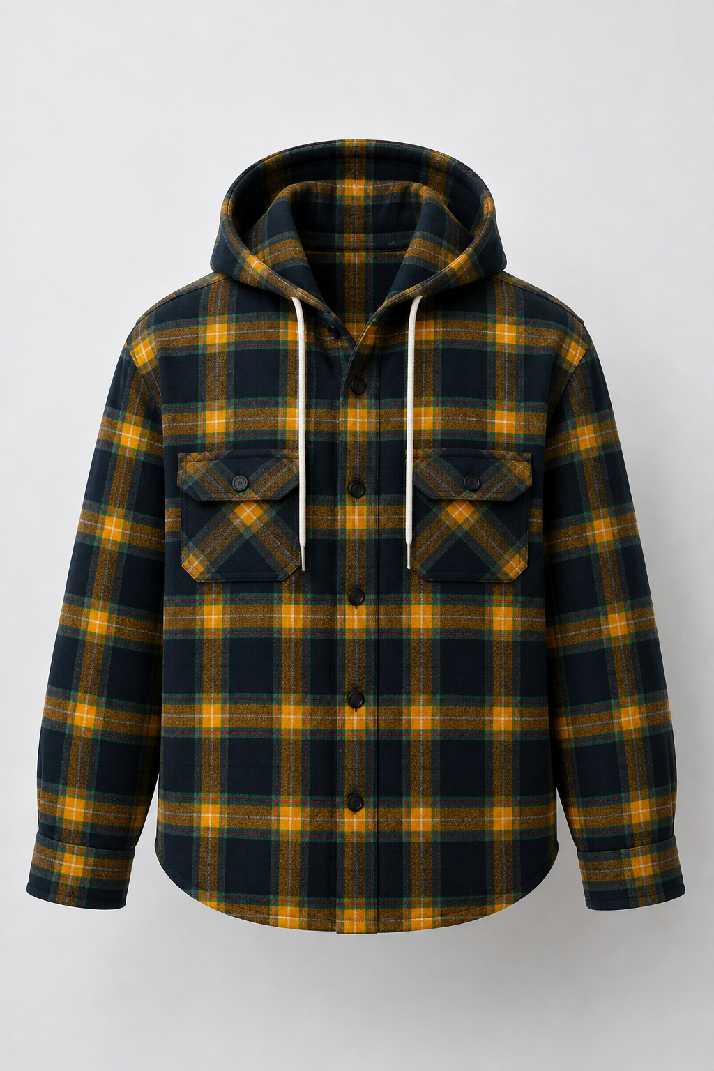 Ridge* Hooded Flannel shirt #1