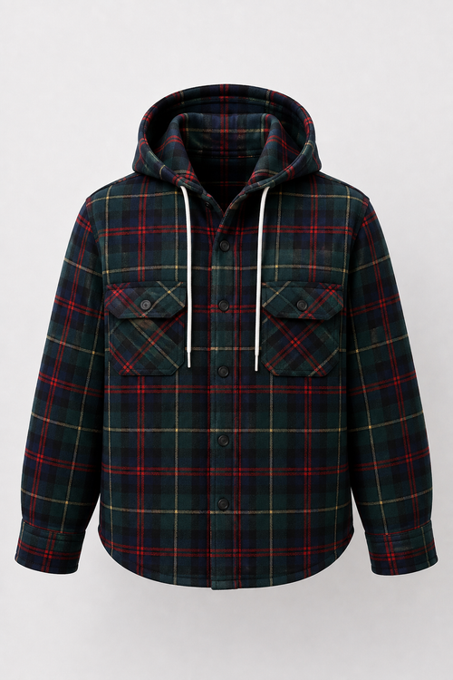 Blackwood* Hooded Flannel shirt #2