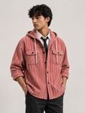 Rosewood* Hooded Flannel shirt#3