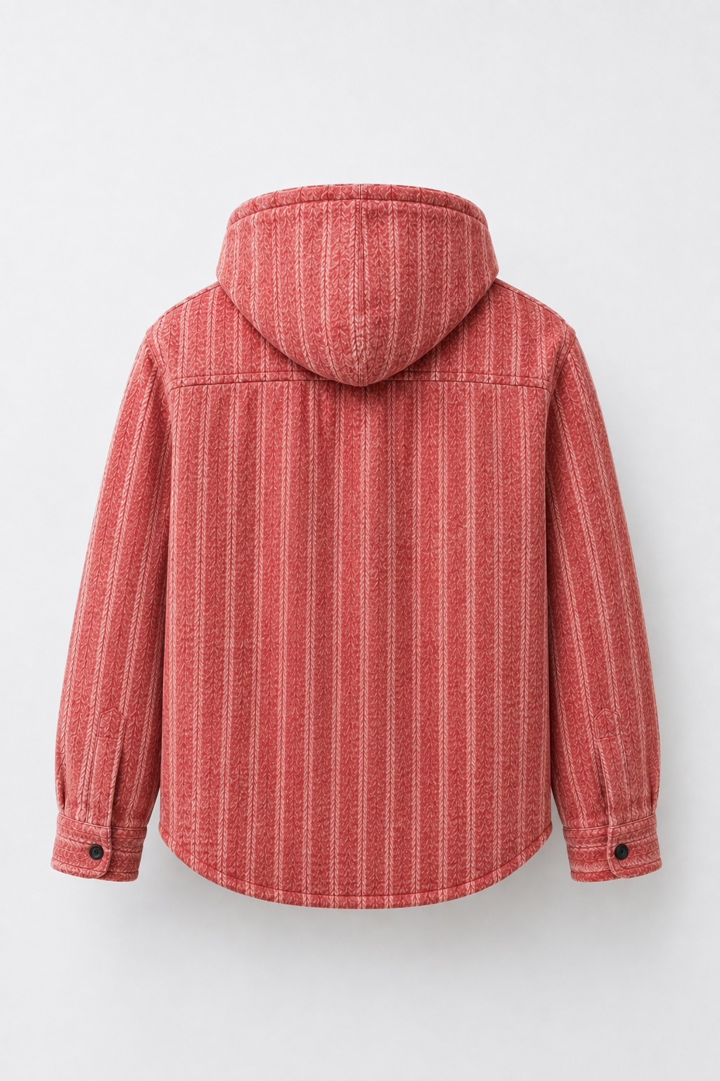 Rosewood* Hooded Flannel shirt#3