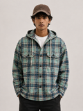 Glacier* Hooded Flannel shirt #4
