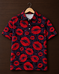 Smitten Printed Polo T-shirt#28