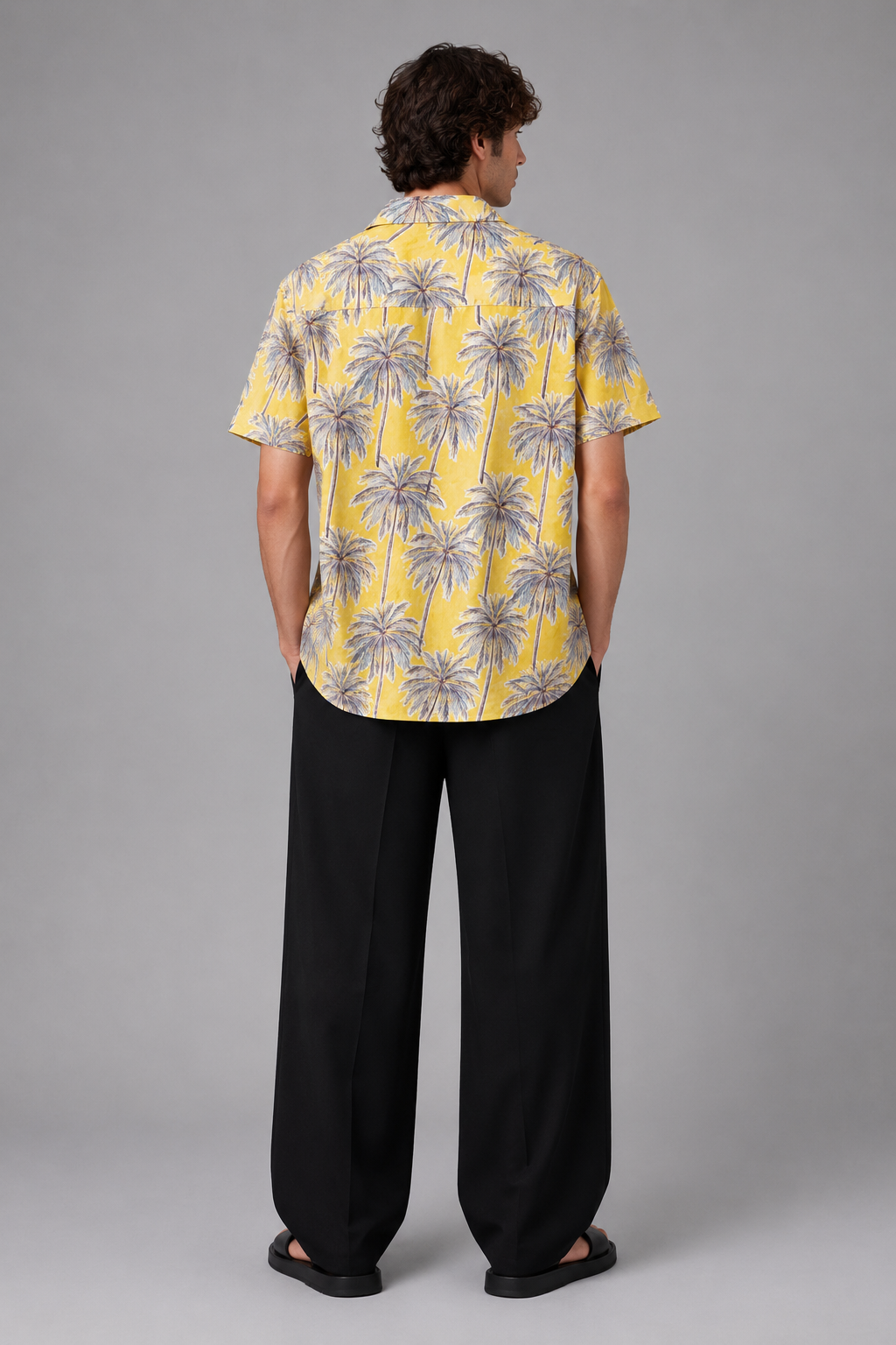 Tropical palm Printed shirt#15
