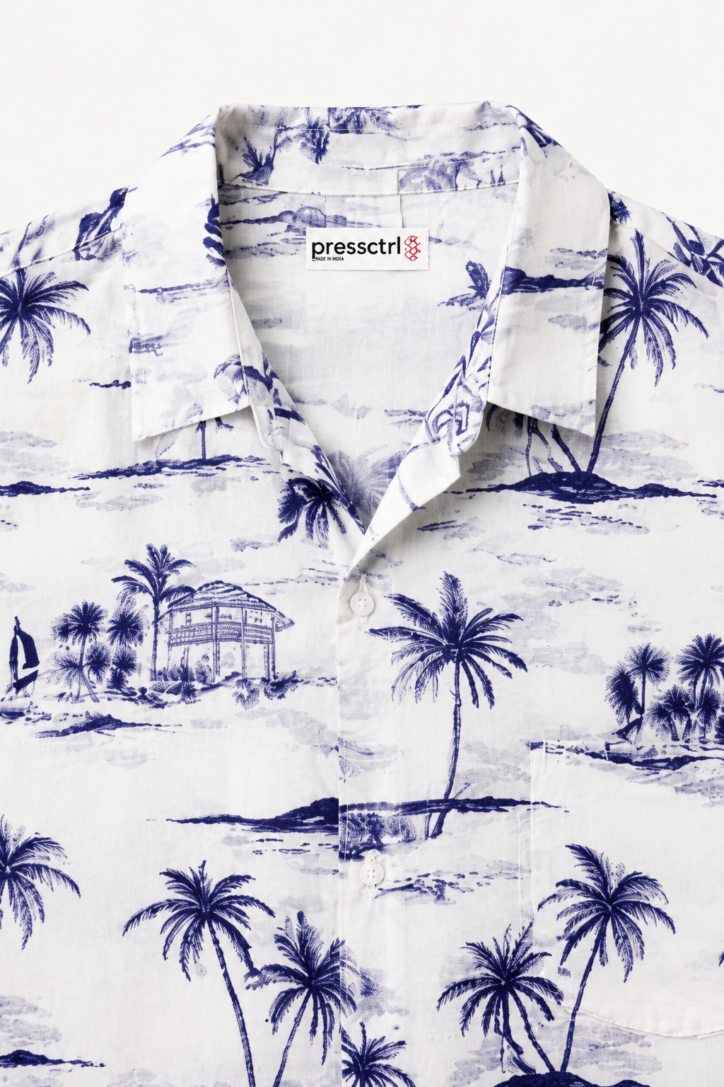 Tropical print Hawaiian Printed shirt#16