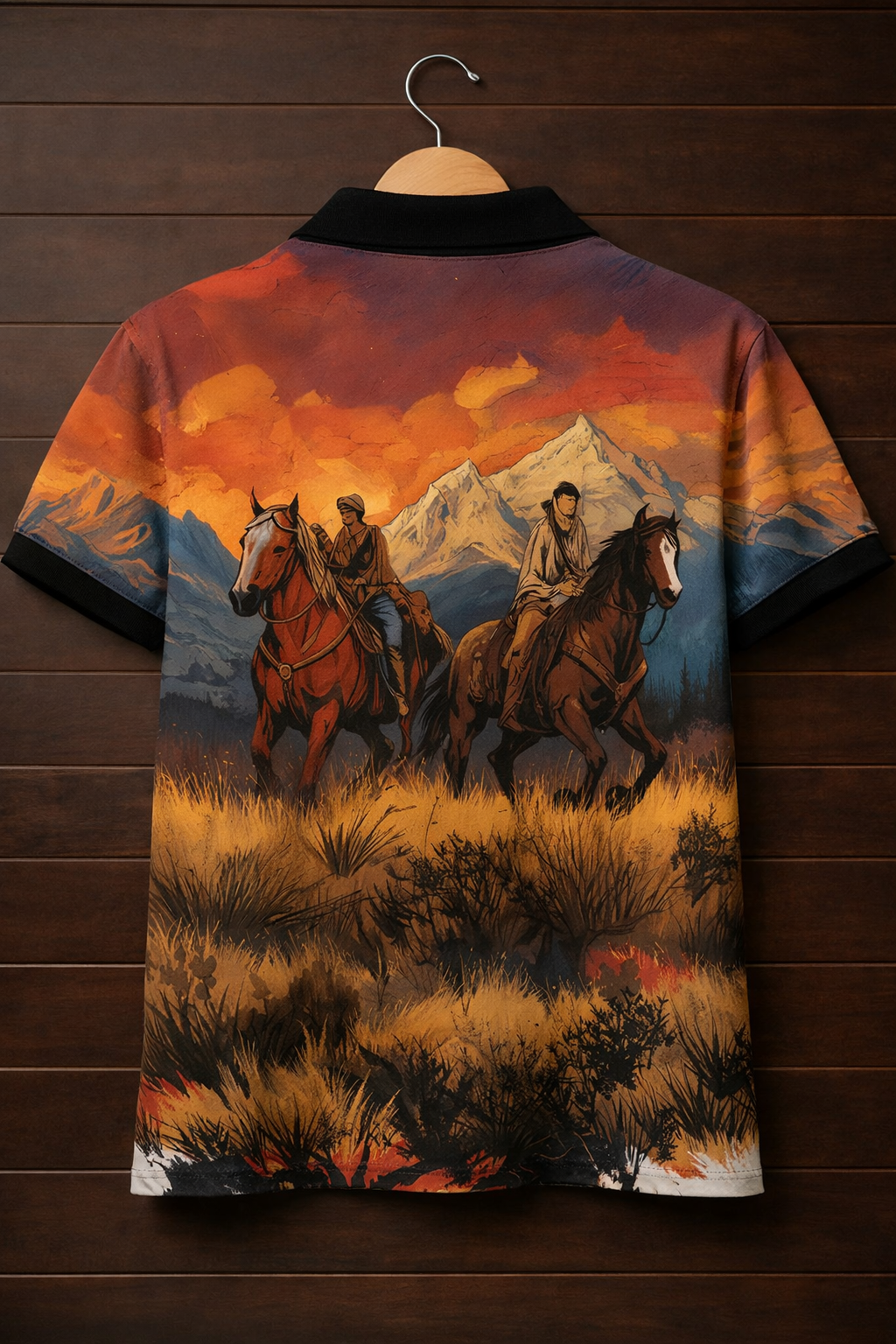 Printed Polo T-shirt#14
