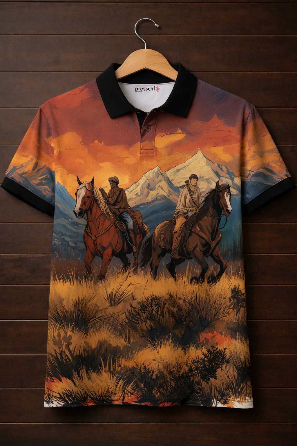 Printed Polo T-shirt#14