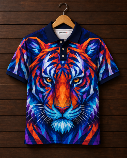 Apex Roar* Printed Polo T-shirt#32
