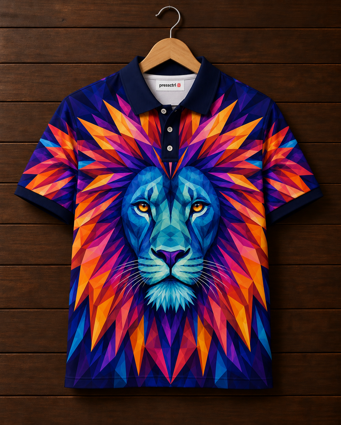 Prism King* Printed Polo T-shirt#31