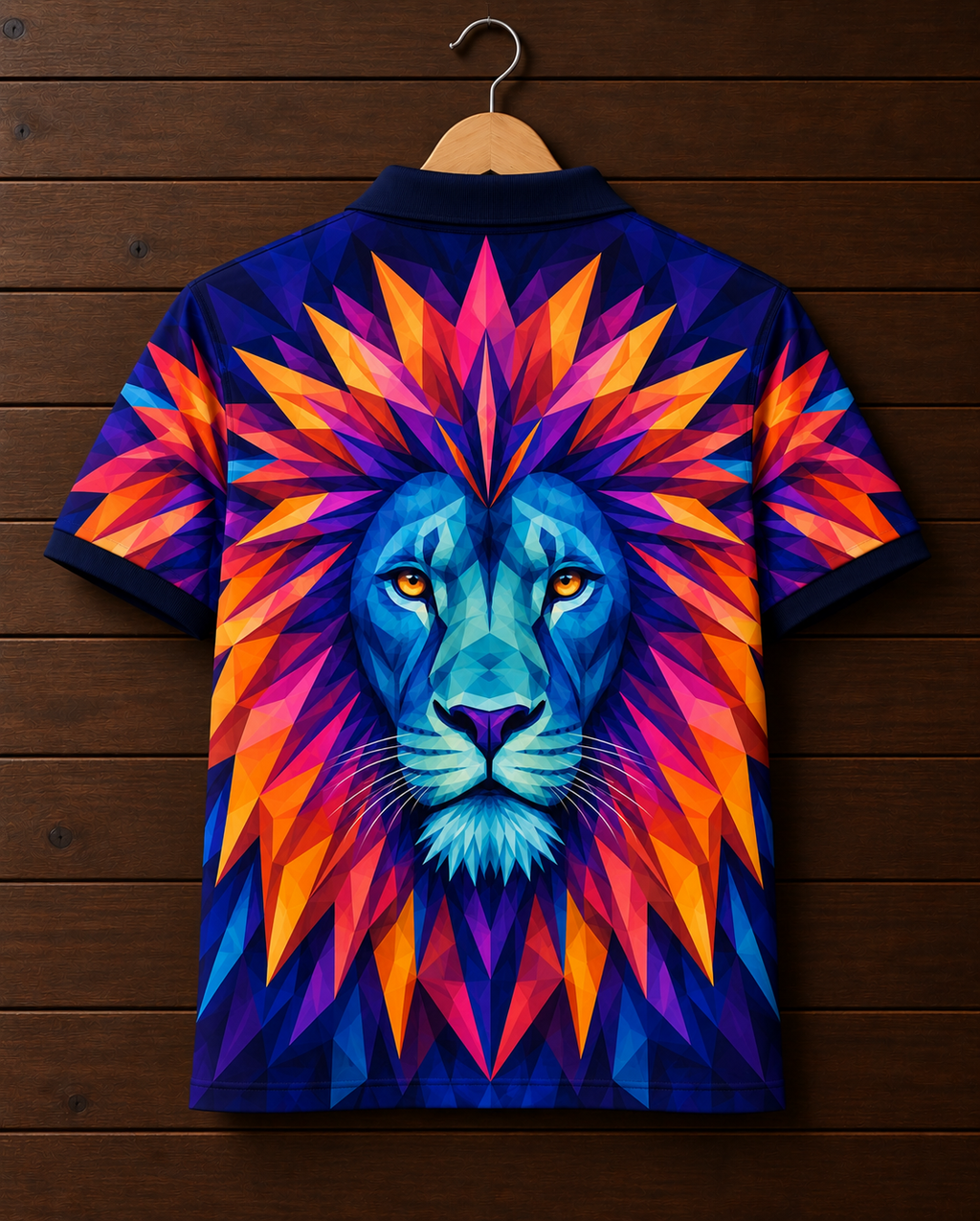 Prism King* Printed Polo T-shirt#31
