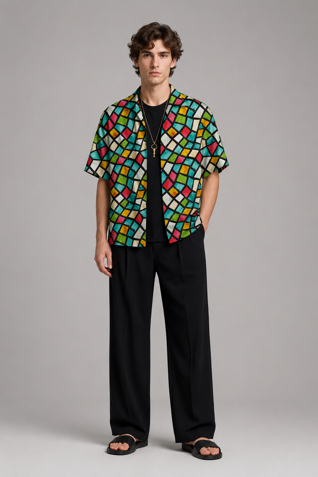 Mosaic Printed shirt#7