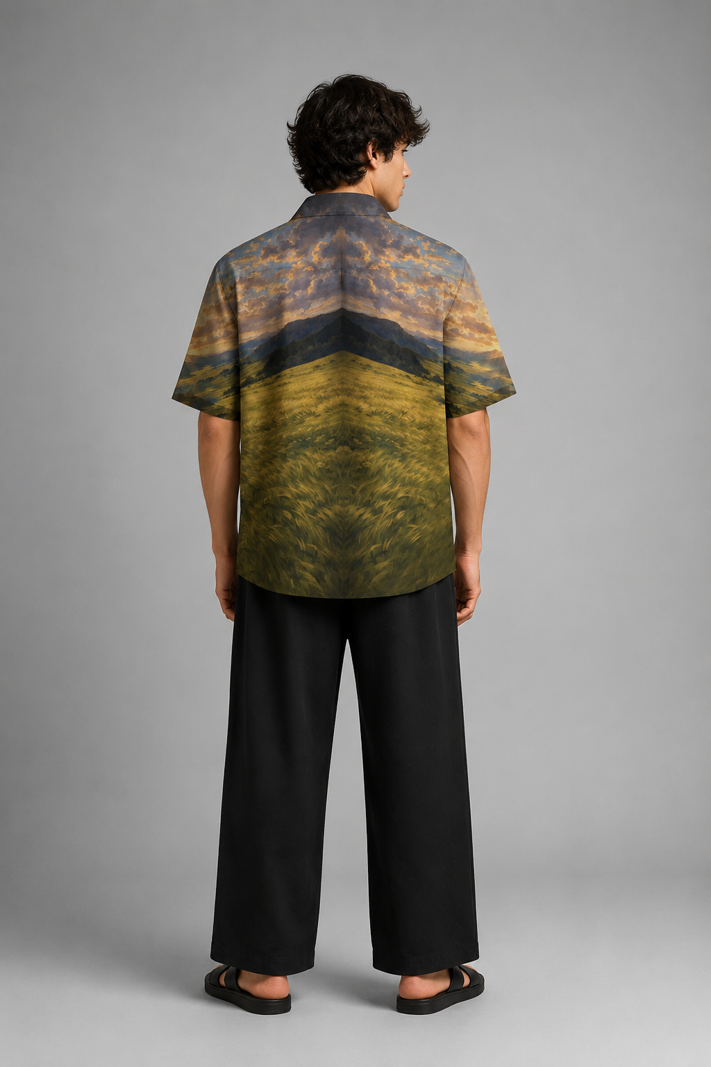 Horse Men Printed shirt#7