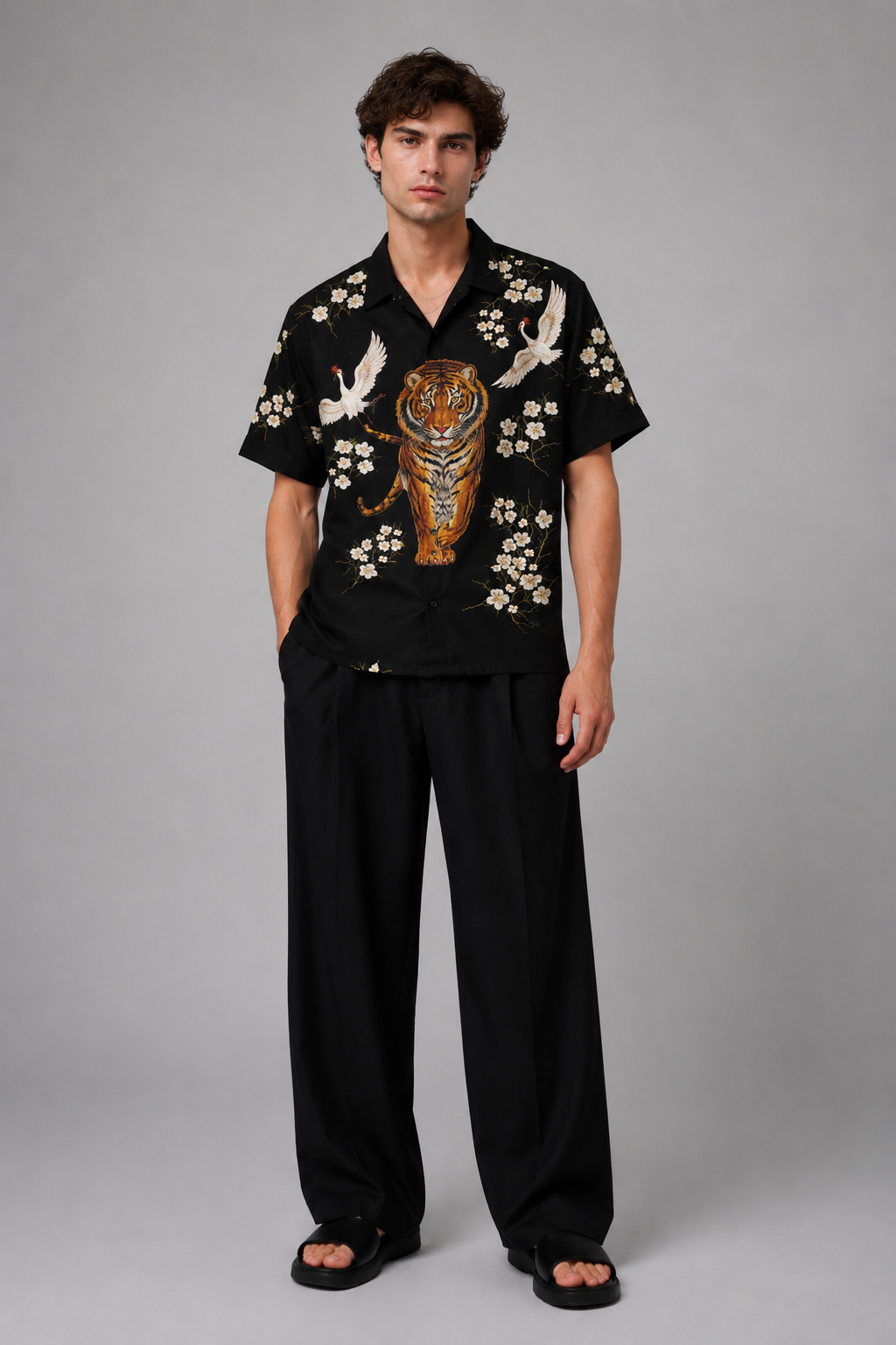 Crane Printed shirt#13