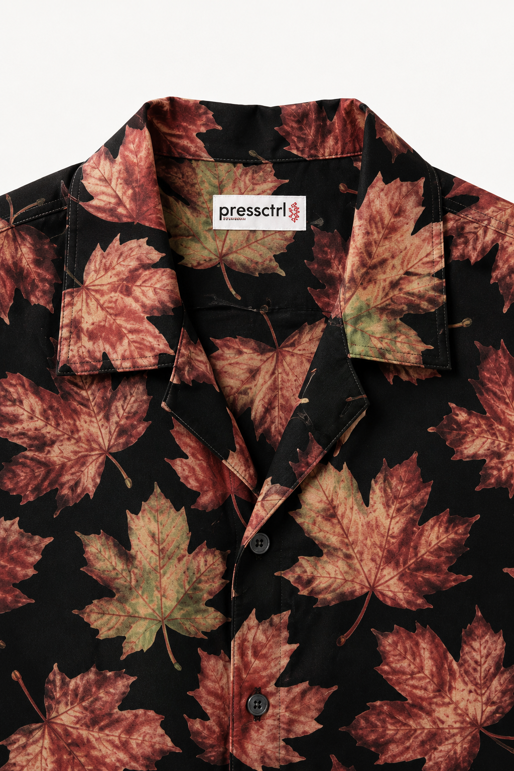Autumn maple leaf Printed shirt#14