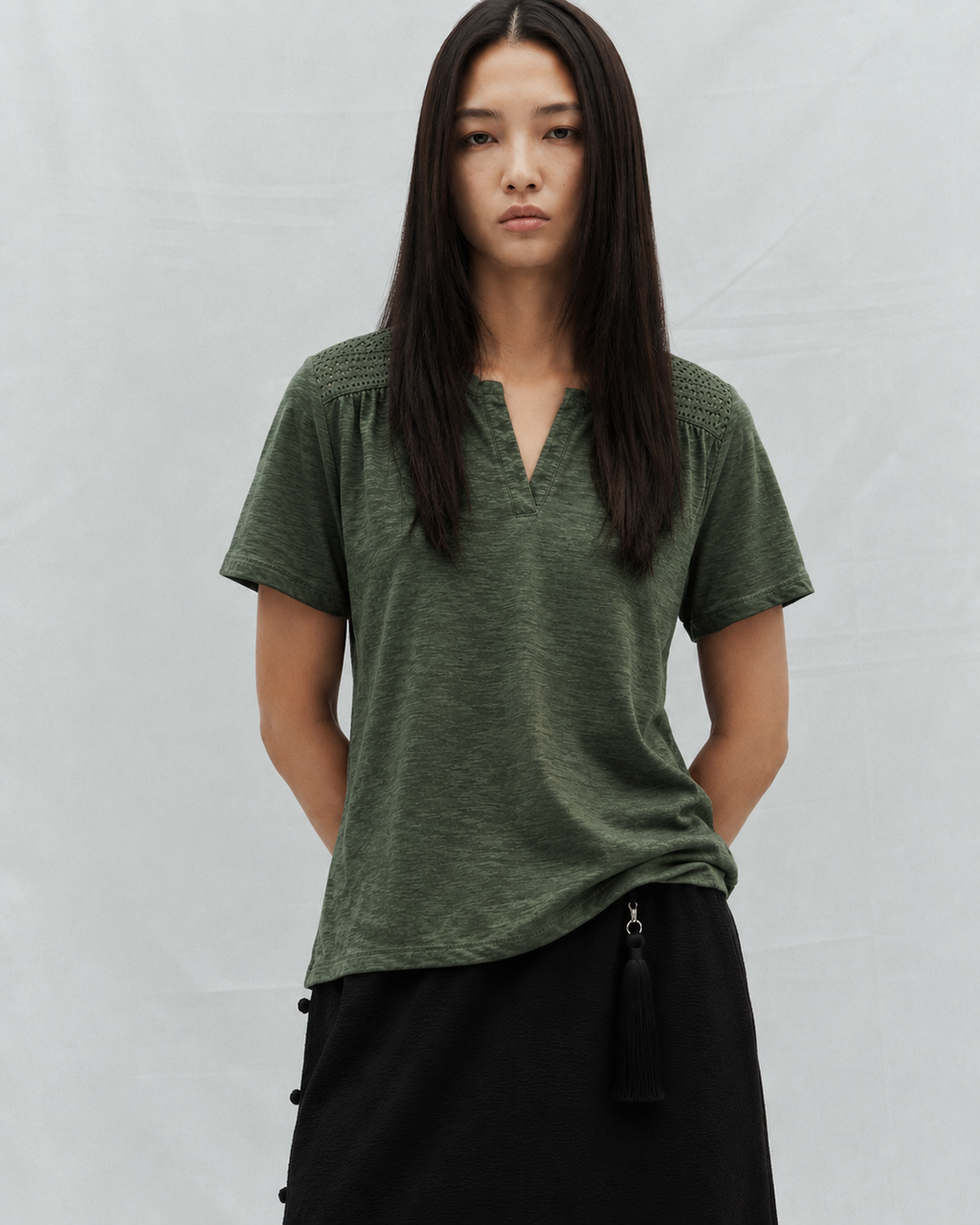 Olive Core Tee #1