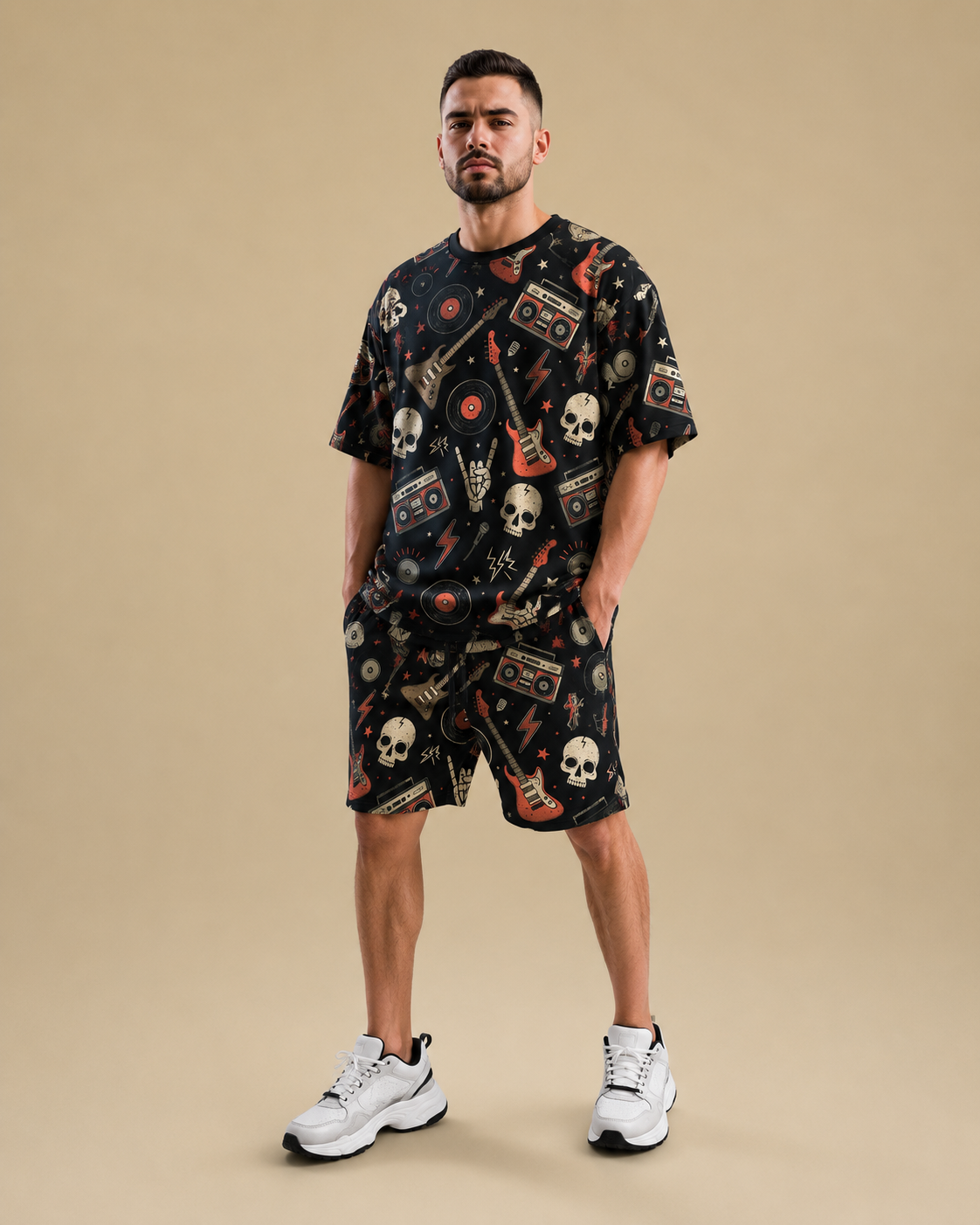 Oversized Tee & Shorts Co-ord Set #5