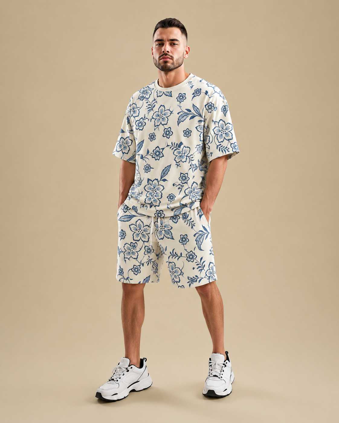 Oversized Tee & Shorts Co-ord Set #6