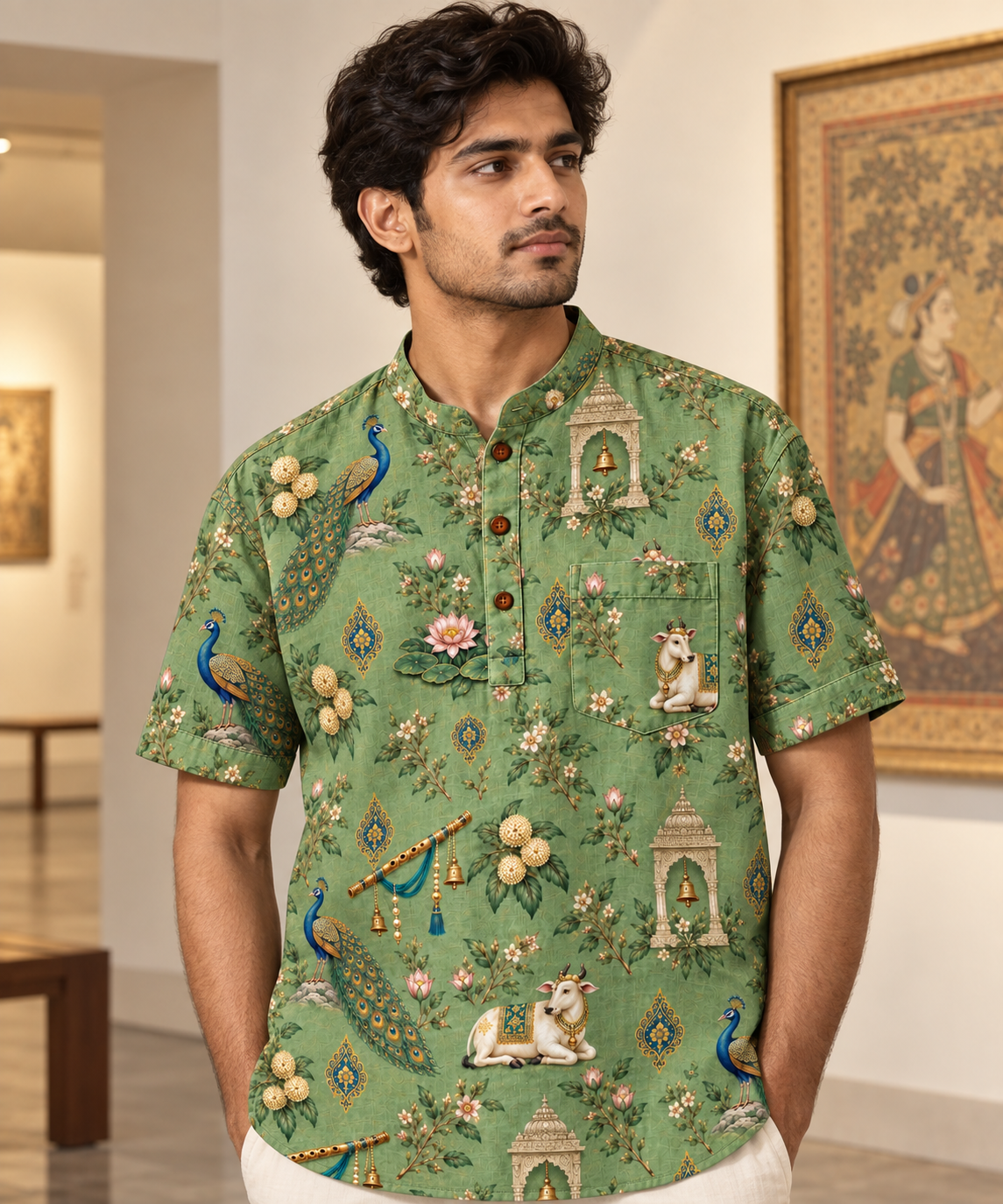 Printed Short Kurta #3