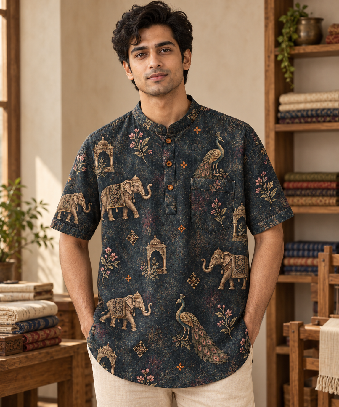 Printed Short Kurta #5