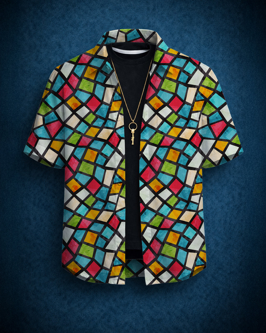 Mosaic Printed shirt#7