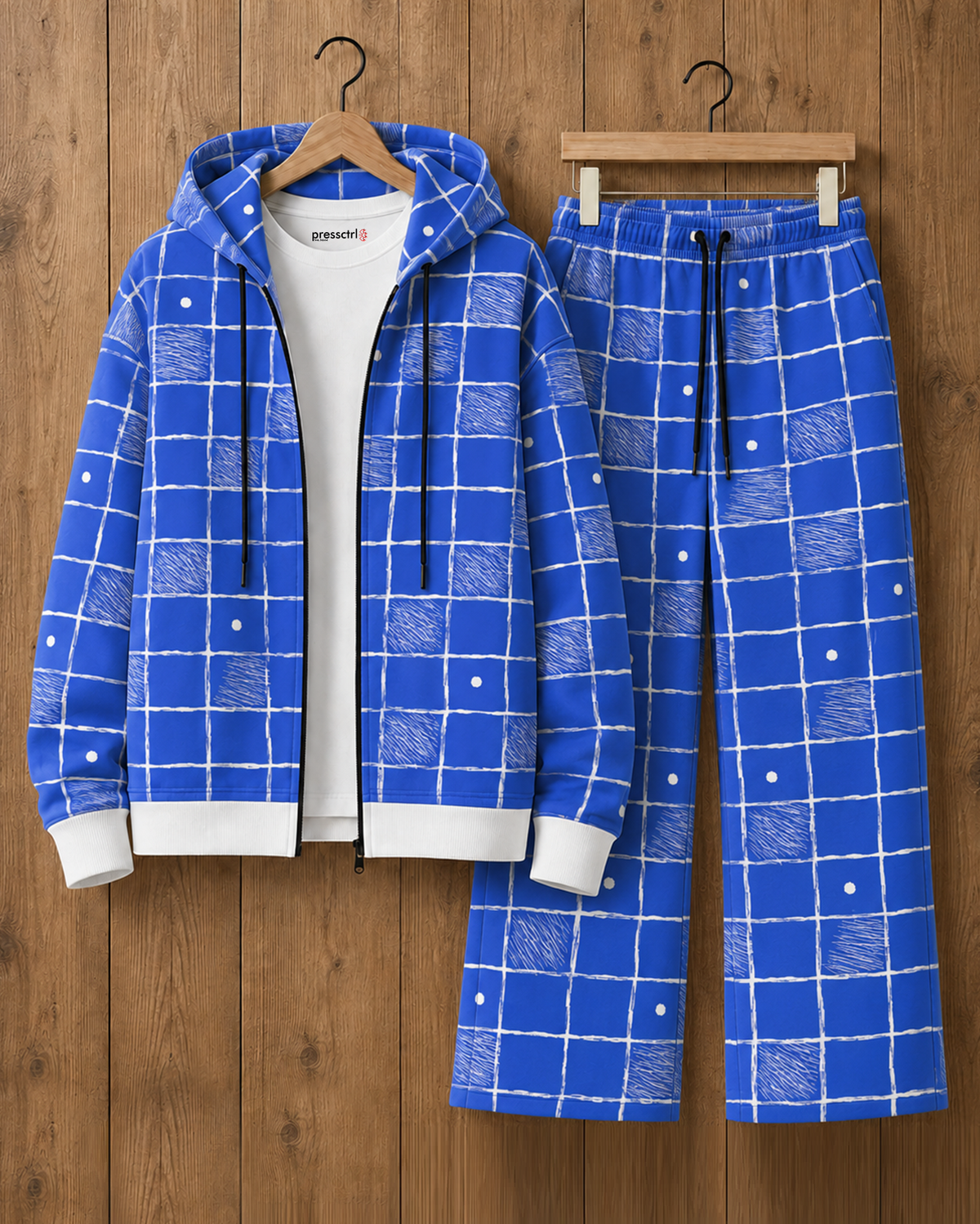 Unisex Printed Hoodie Cord-set#5