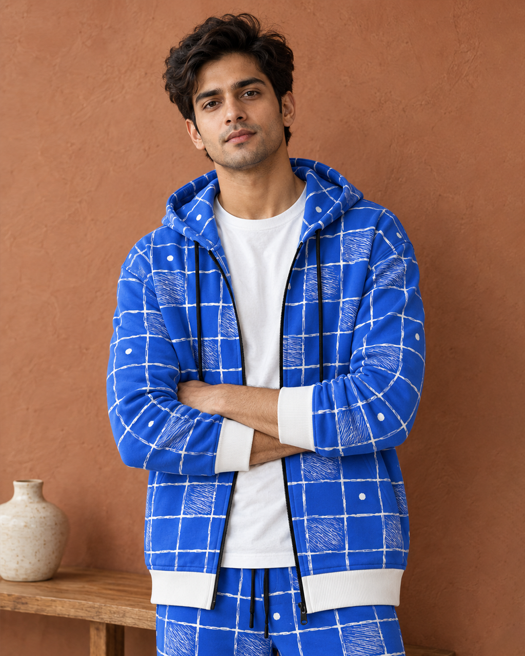 Unisex Printed Hoodie Cord-set#5