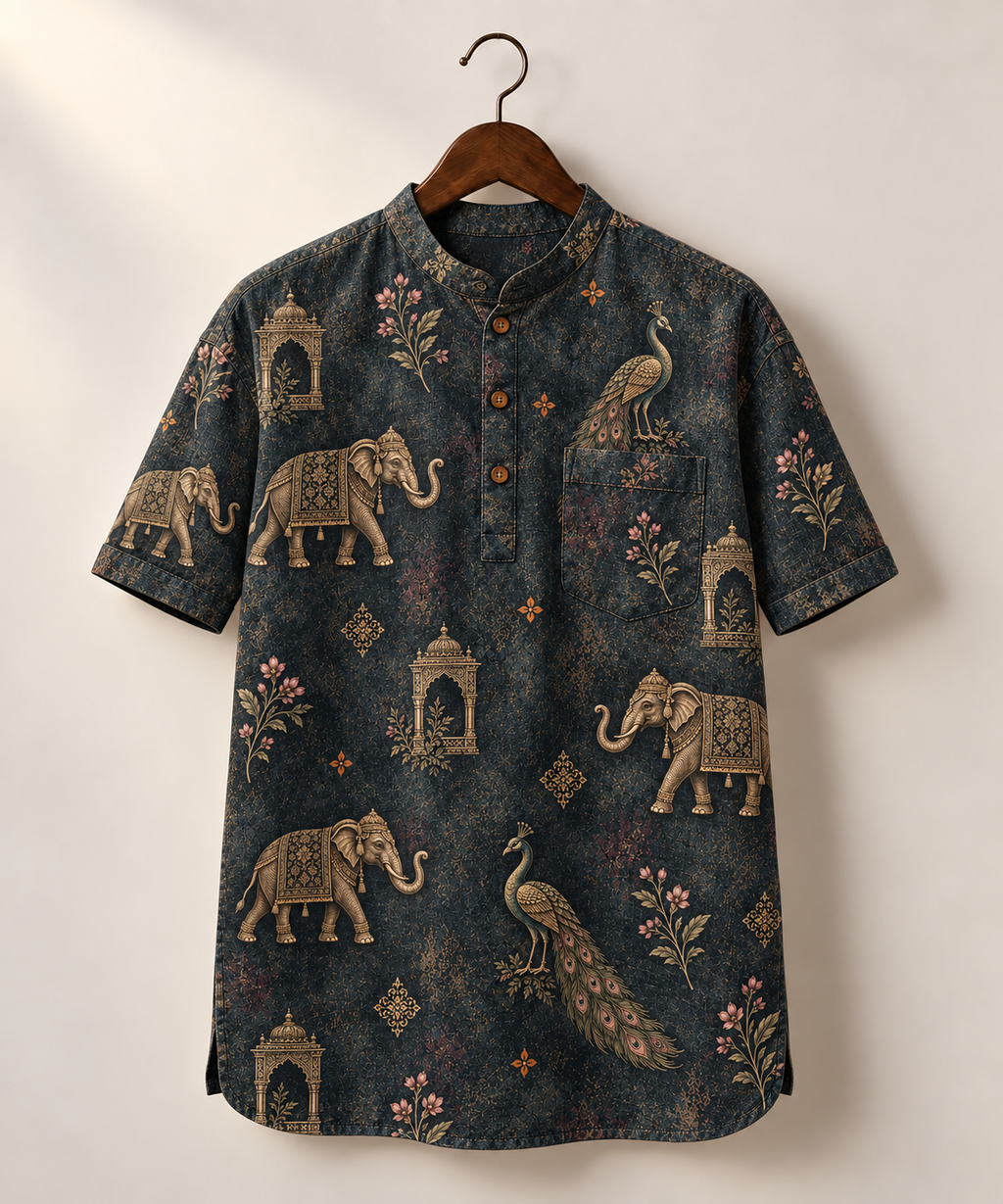 Printed Short Kurta #5