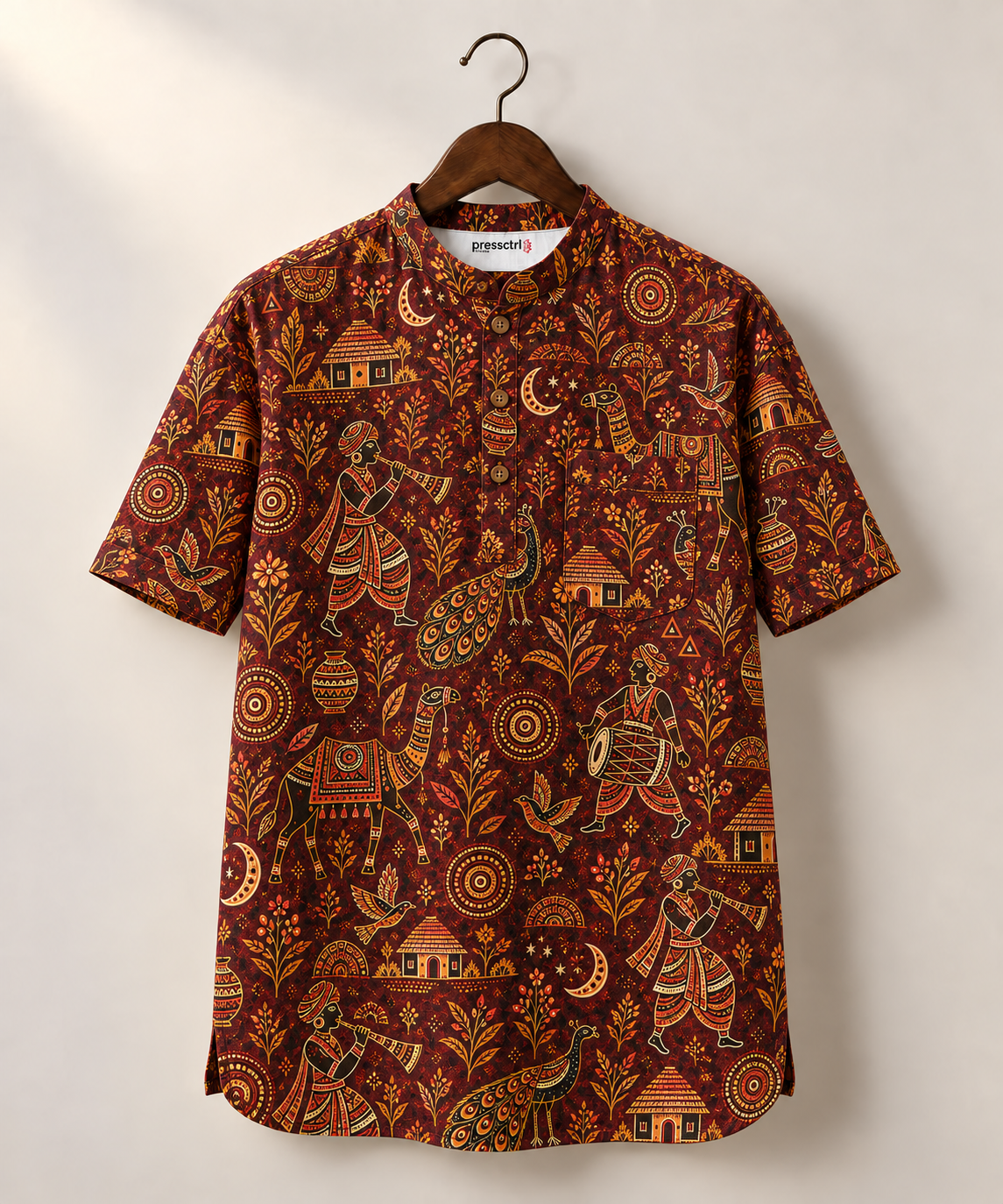 Printed Short Kurta #1