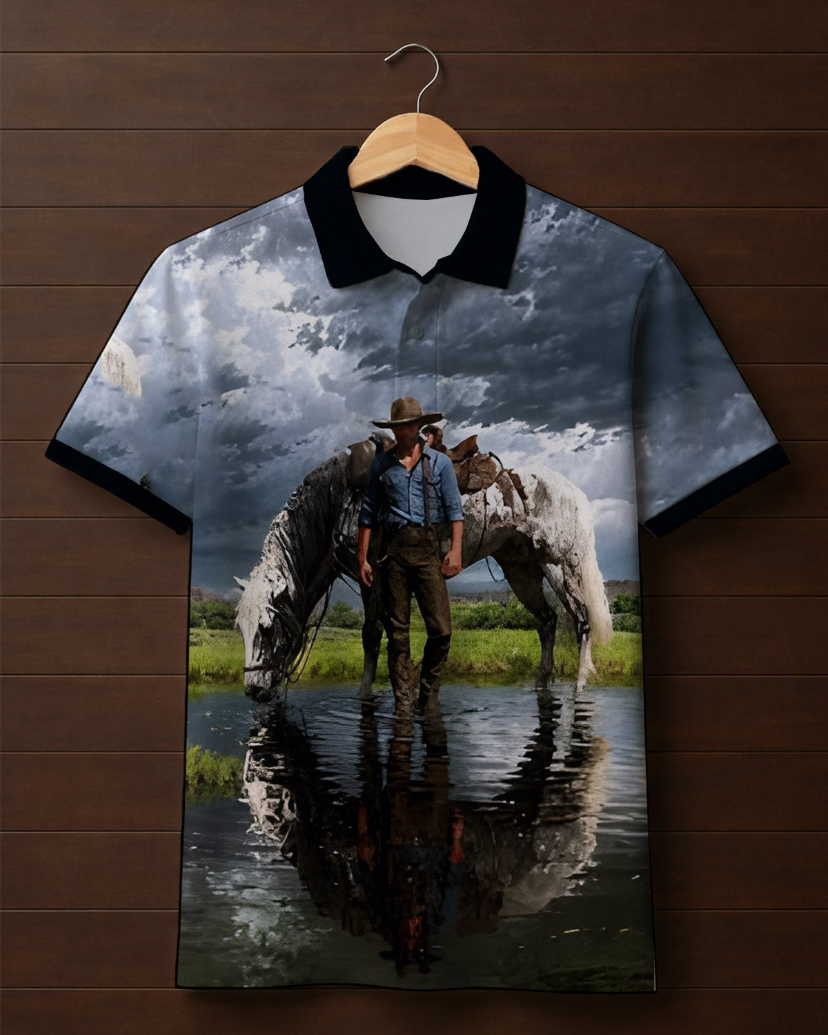 Printed Polo T-shirt#18