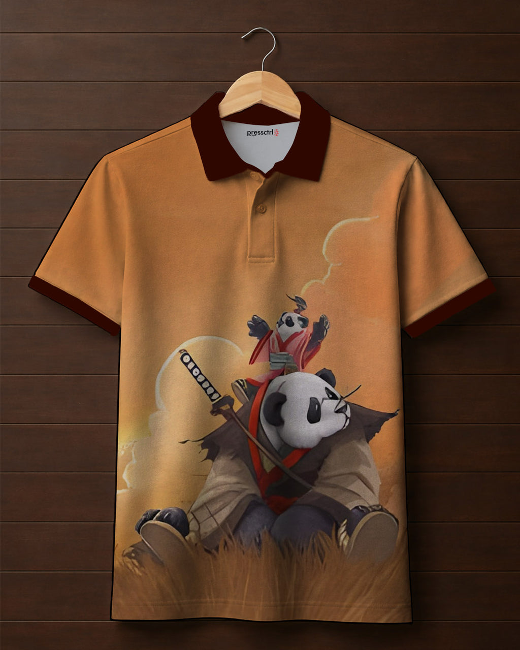 Printed Polo T-shirt#19