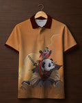 Katana Printed Polo T-shirt#19