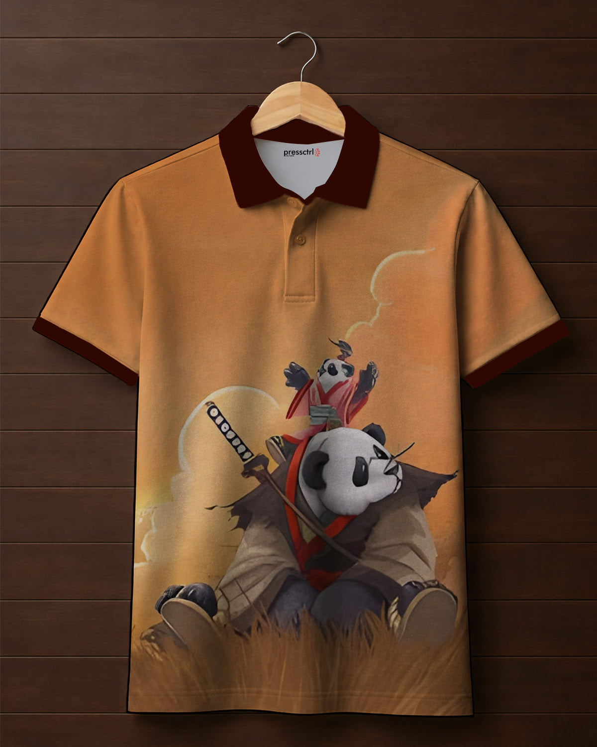 Printed Polo T-shirt#19