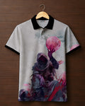 Reverie Printed Polo T-shirt#20