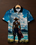 Voyager Printed Polo T-shirt#22
