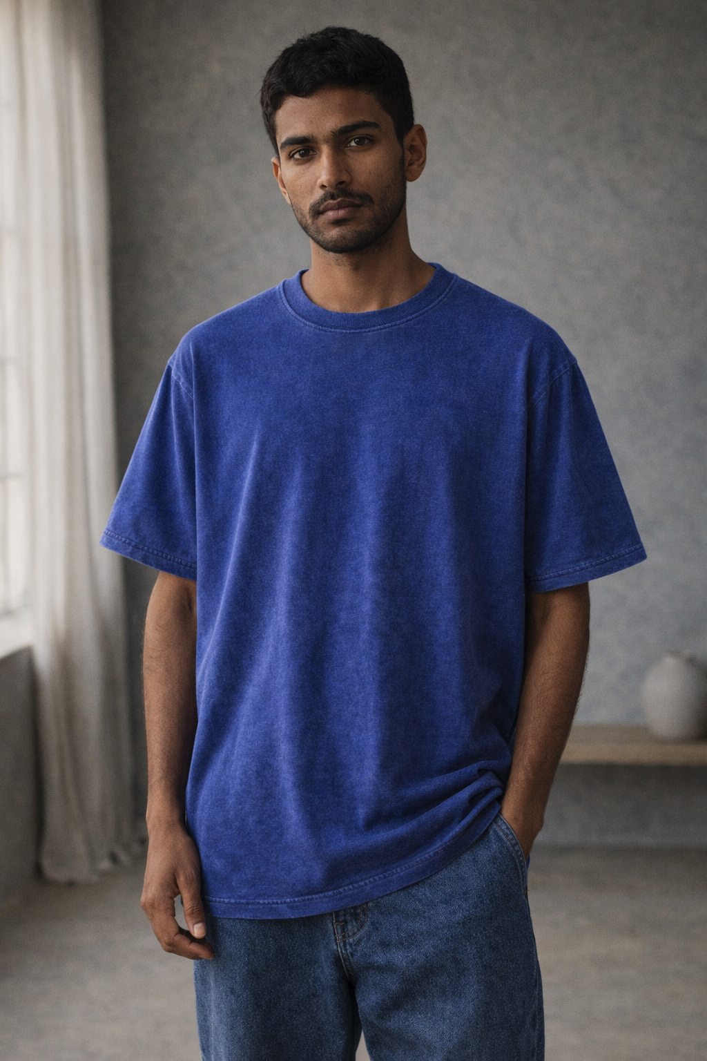 ACID WASH OVER SIZE T-shirt#14