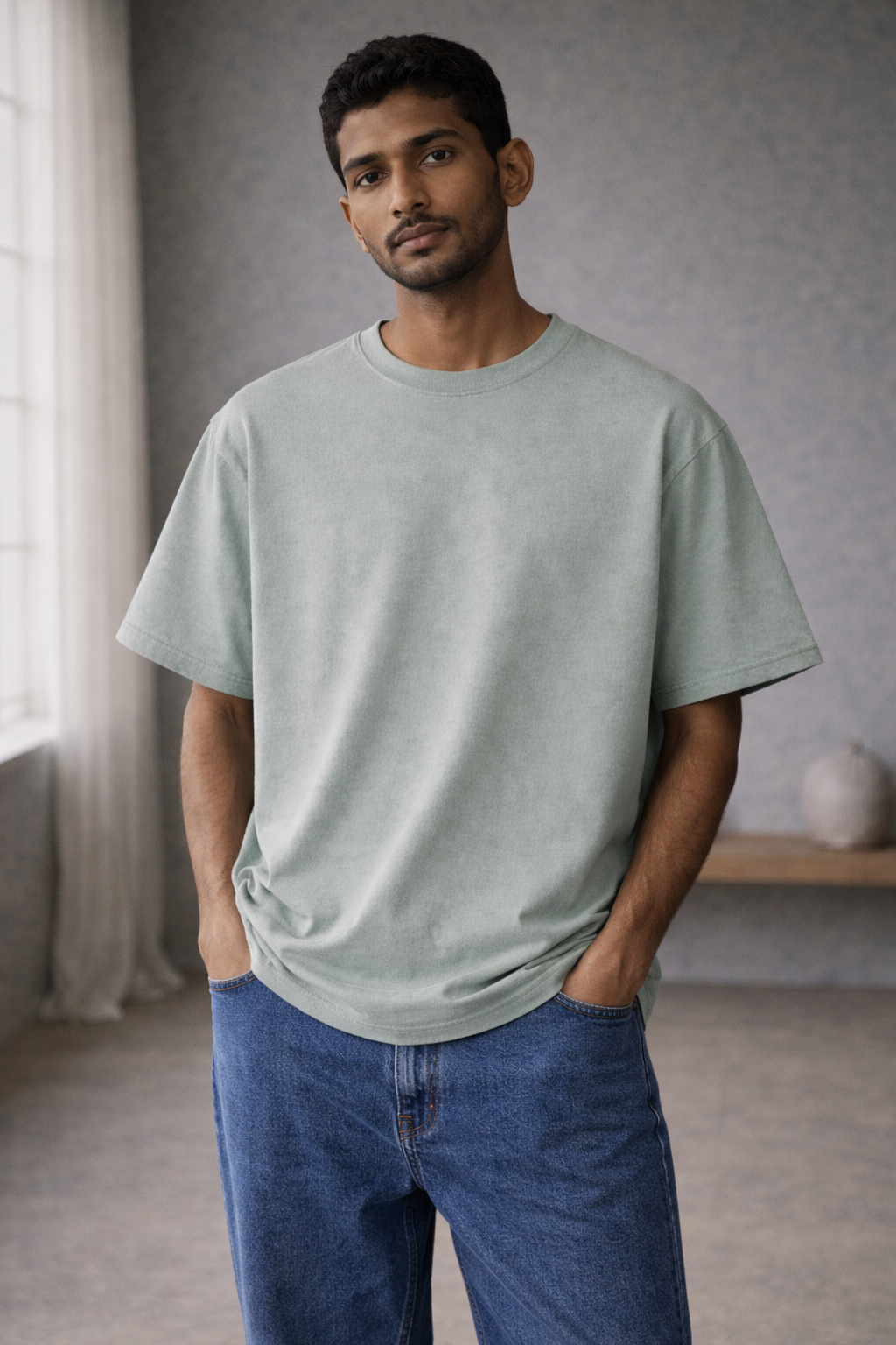 Stone Sage - ACID WASH OVER SIZE T-shirt#17