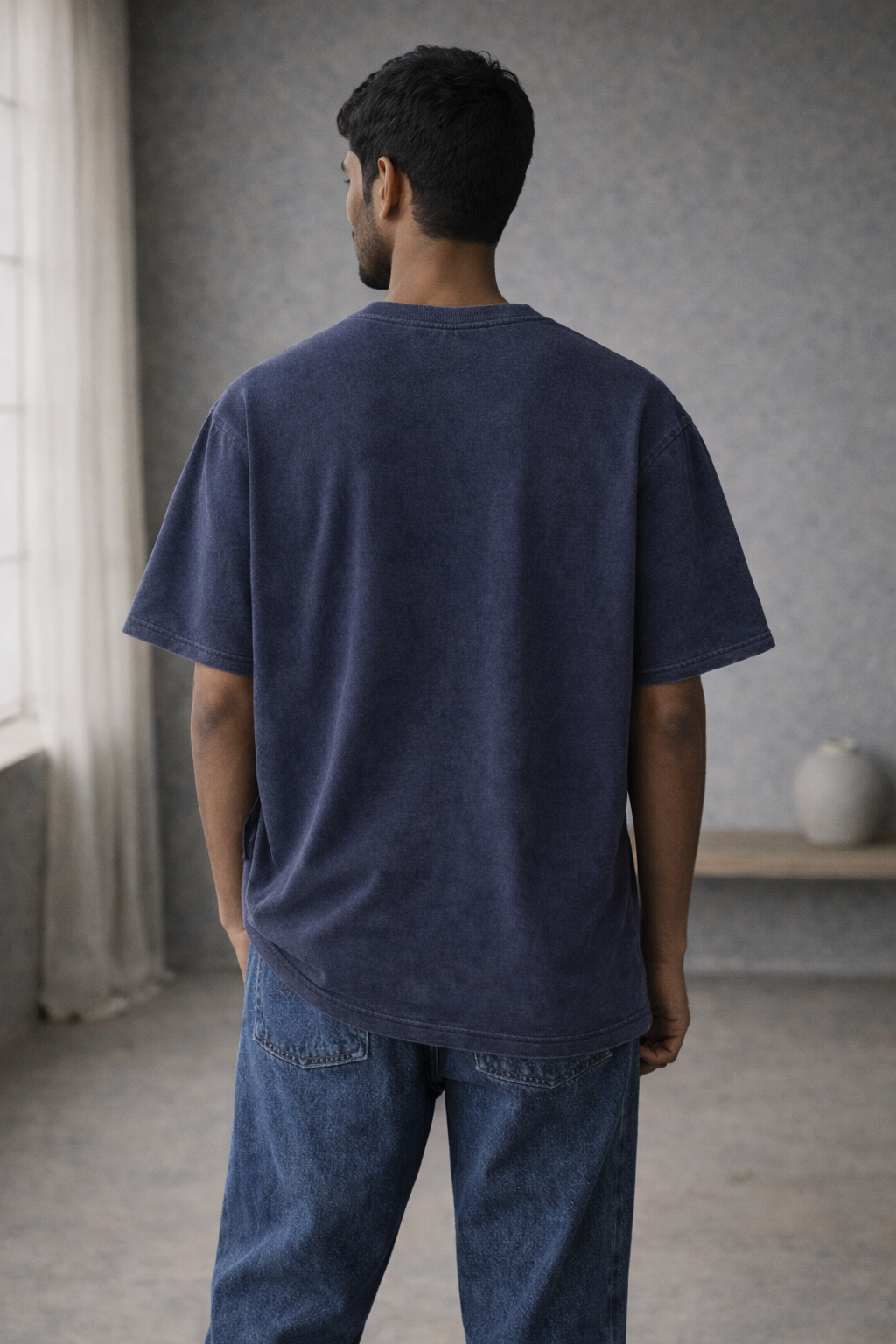 ACID WASH OVER SIZE T-shirt#15