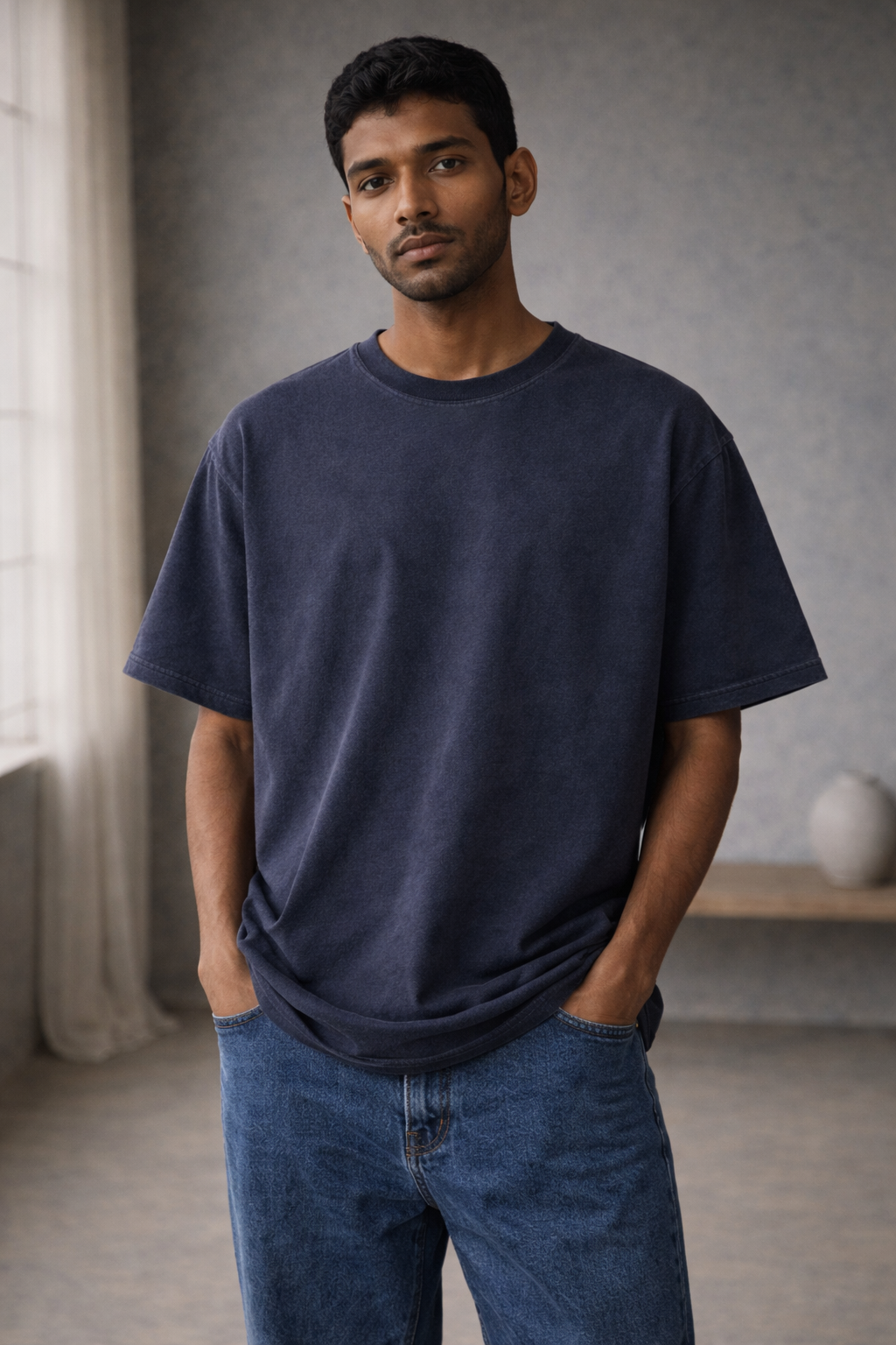 ACID WASH OVER SIZE T-shirt#15